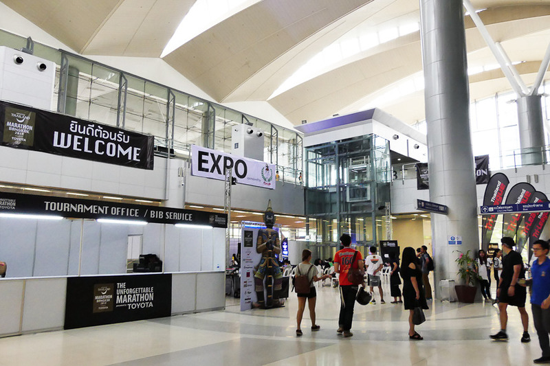 EXPO会場となっていたマッカサン駅のイベントスペース