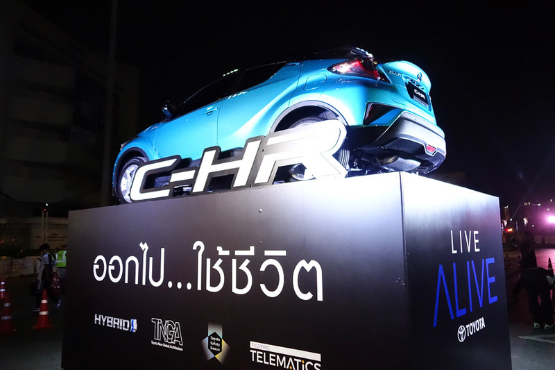 メインスポンサー、トヨタのクルマ