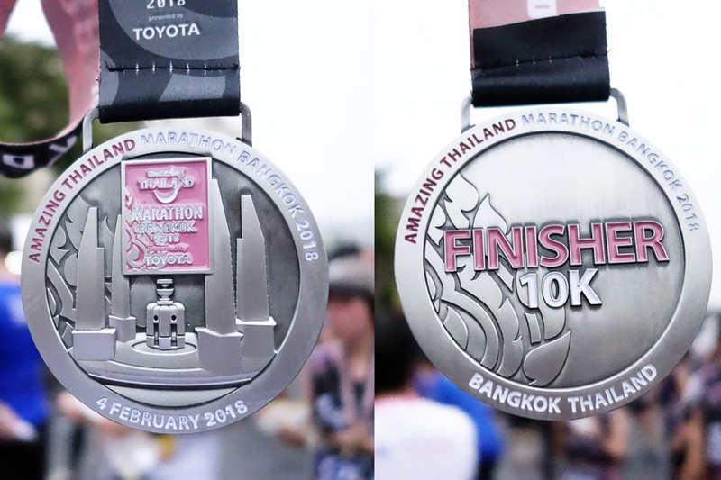 ゴール直後にもらえた完走メダル