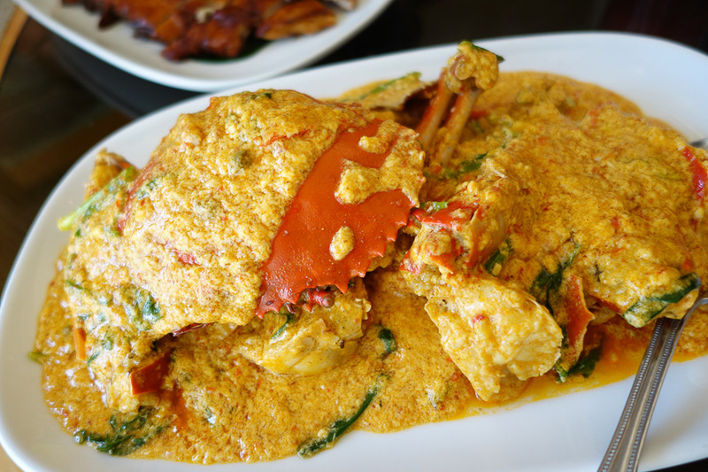 一番気に入ったのがこちらの「プーパッポン・カリー」。蟹を贅沢に使ったカレーです