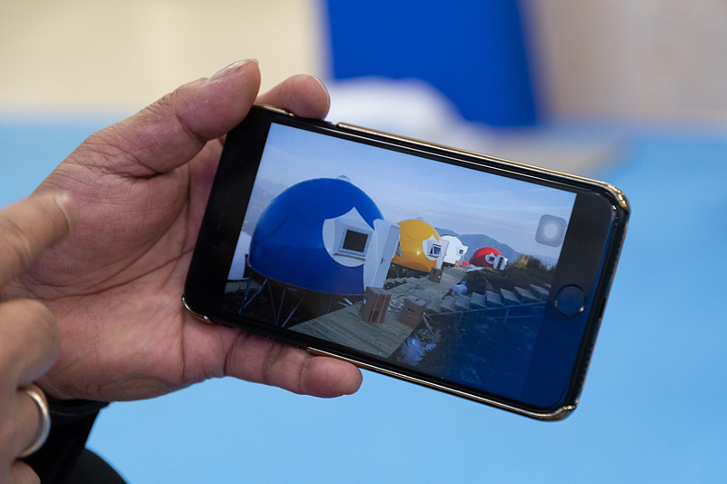 「組み立て式ホームポッド（Knock-down Homepod）」の外観や内部