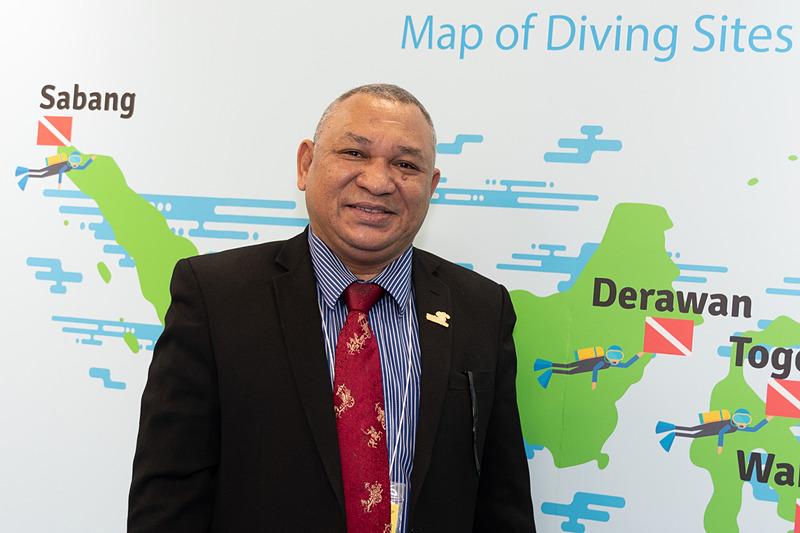 インドネシア共和国観光省の地域責任者、ビンセンシウス・ジェマドゥ（Vinsensius Jemadu）氏にインタビューを行なった