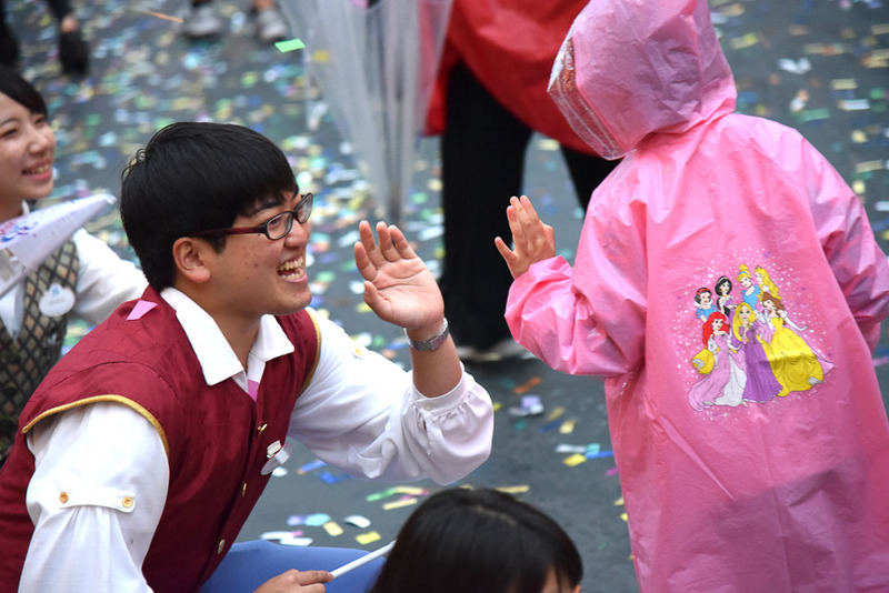 ハイタッチでハピエストな瞬間が生まれていた
