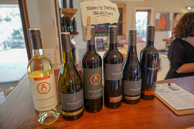 アイランダーエステート葡萄園（Islander Estate Vineyard）でのテイスティング