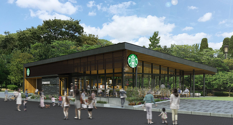 「スターバックス「スターバックス コーヒー 大阪城公園森ノ宮店」が大阪城公園森ノ宮噴水エリアに5月1日オープンする