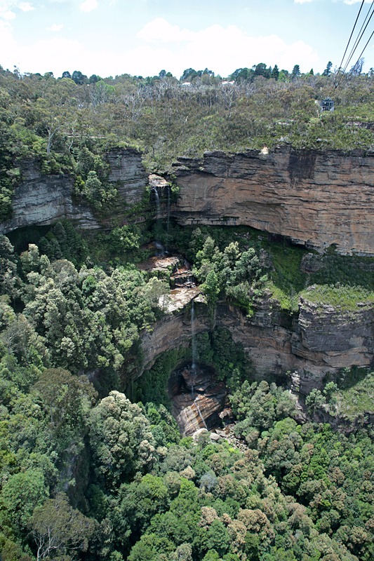 スカイウェイからの眺望。カトゥーンバの滝も真上から見下ろせる