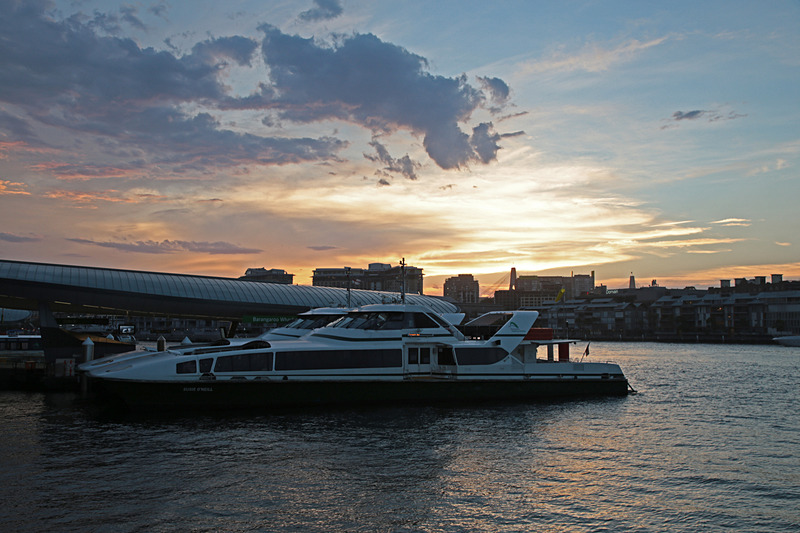 バランガルーの夕景
