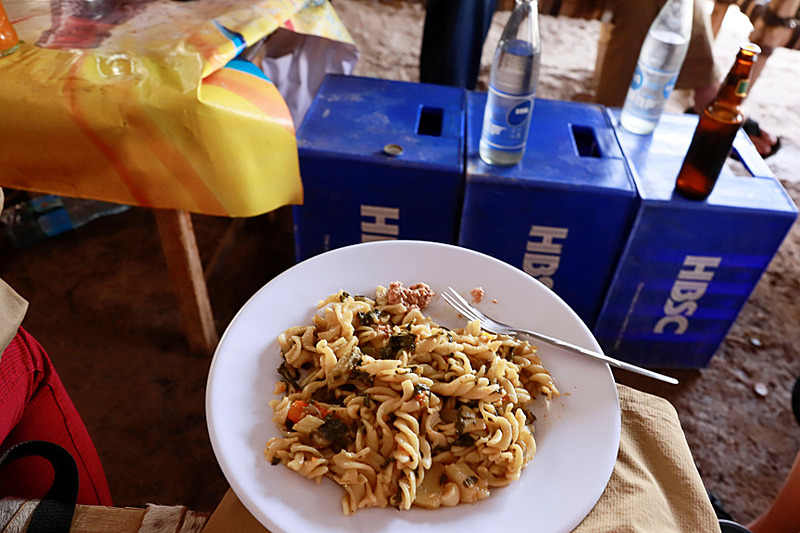 パスタと野菜のシンプルな味付け