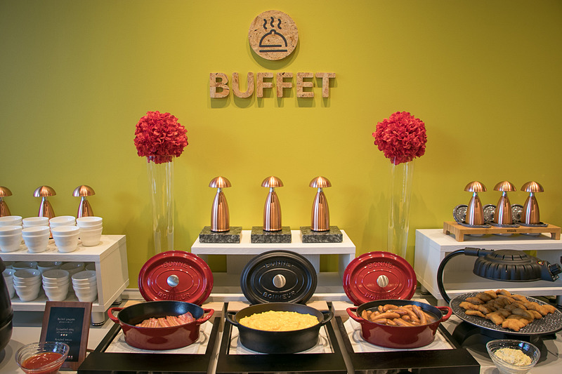 朝食ビュッフェのメニュー