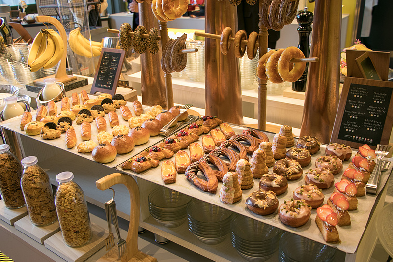 朝食ビュッフェのメニュー