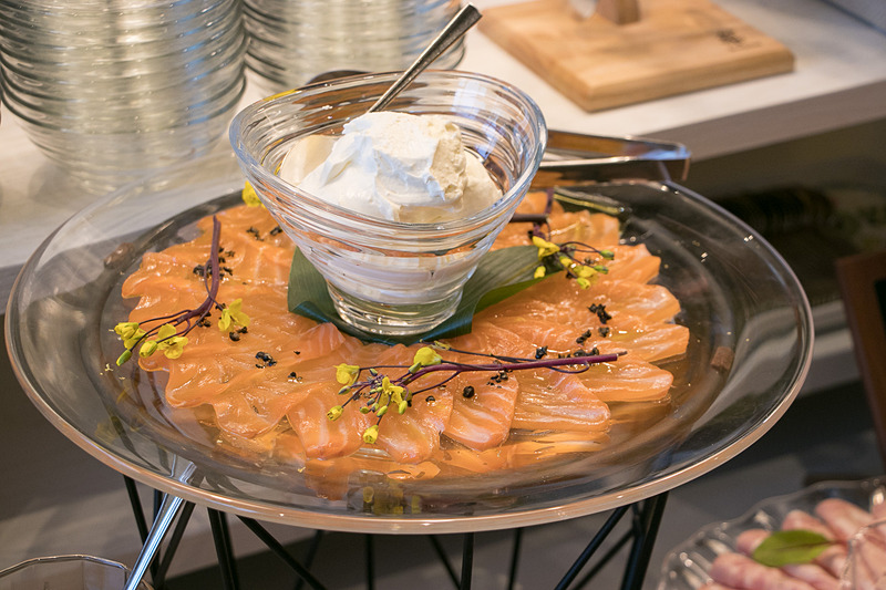 朝食ビュッフェのメニュー