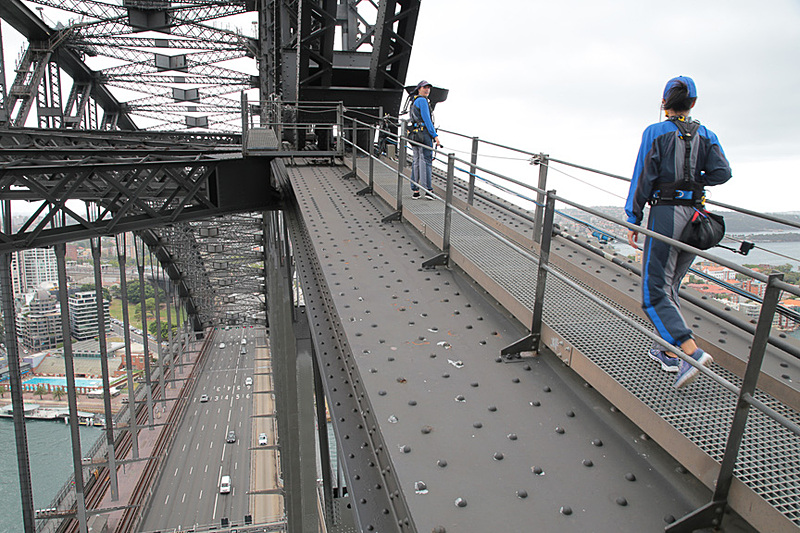 ハーバーブリッジの最上部まで歩いて行く人気のアクティビティ