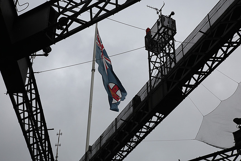 旗が見える場所が最上部だ