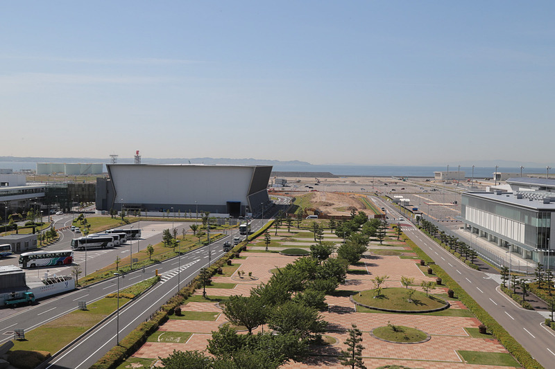 セントレアの空港島南側は「FLIGHT OF DREAMS（フライト・オブ・ドリームズ）」や愛知県国際展示場なども建設される