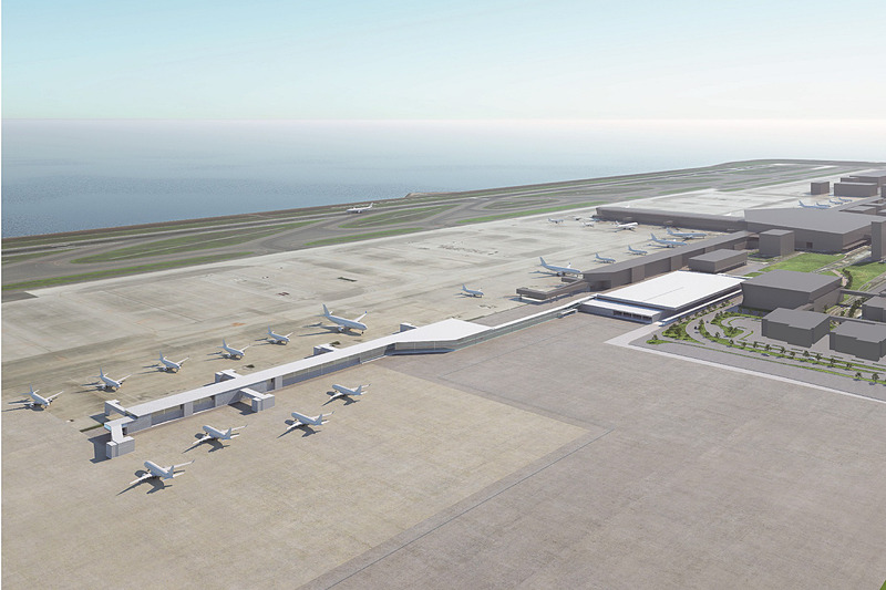 セントレアのLCC向け新ターミナルビル完成イメージ