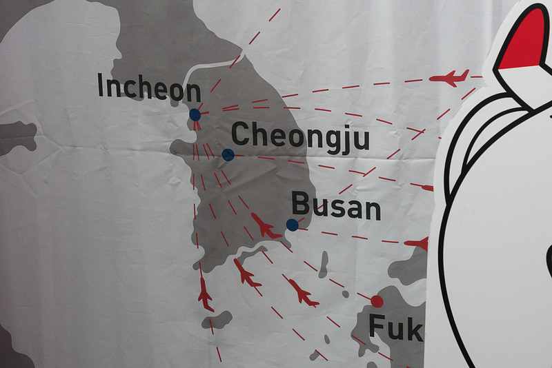 イースター航空は現在、関空からソウル、釜山、清州の3路線を運航