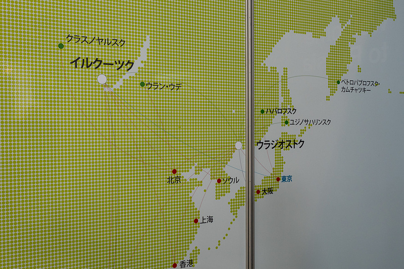 S7航空の日本路線を中心としたネットワーク