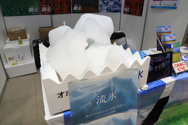 1日目で流氷が小さくなったので2日目には流氷を追加したそうだ