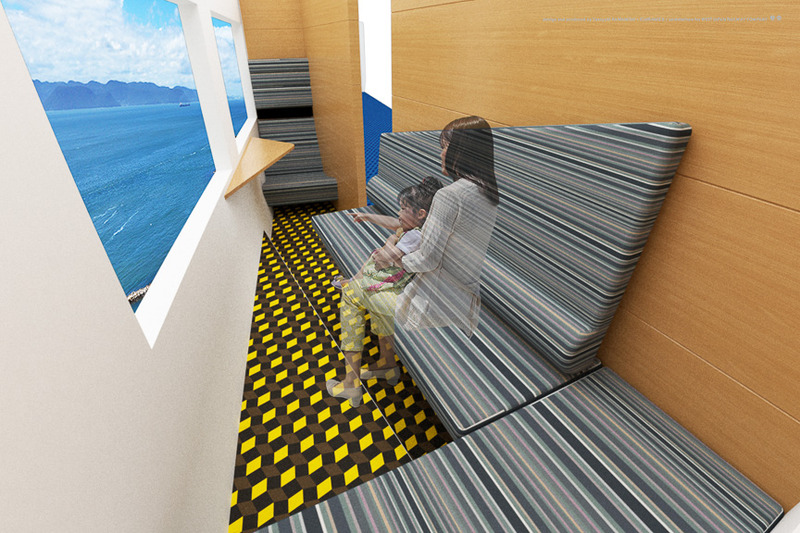 グリーン個室を5室配置する。うち1室1名用の個室となる（6号車）