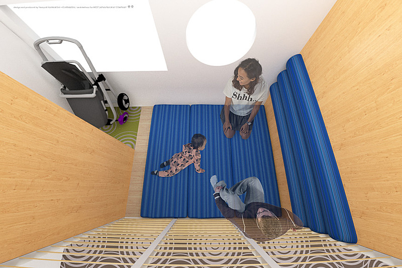 ファミリーやグループで利用できるコンパートメント（3号車）