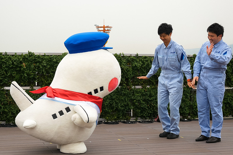 来場者みんなでそらやんを応援