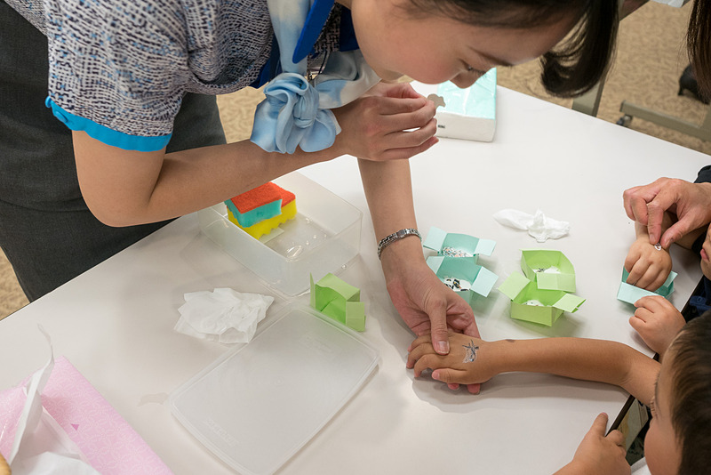 タトゥーシールも貼ってもらえる