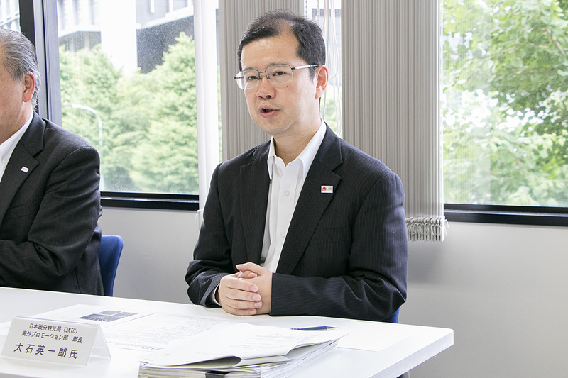 日本政府観光局 海外プロモーション部 部長 大石英一郎氏