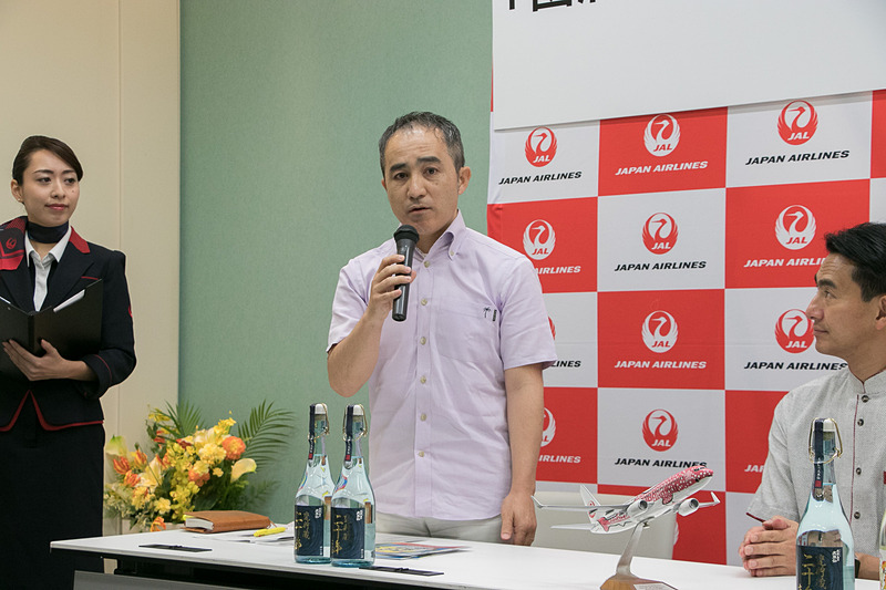 株式会社久米島の久米仙 専務取締役 島袋昭彦氏