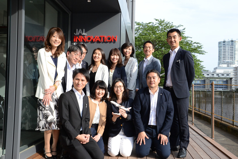 「JAL Innovation Lab」のコアメンバーとなるデジタルイノベーション推進部のメンバー