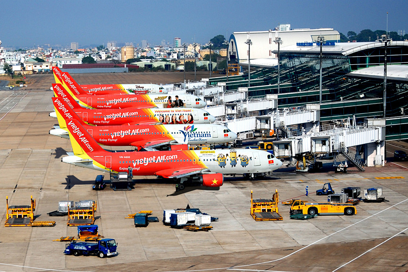 ベトジェットではA320/A321型機を60機保有している。エコノミークラスのワンクラスで、シートは革張り（画像提供：ベトジェット）