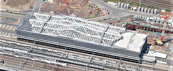 2016年9月6日に発表されている品川新駅（仮称）のデザイン