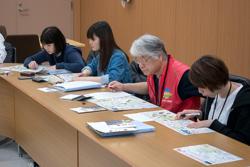 副村長から期待の言葉が寄せられるとともに、6月8日からの視察行程の確認が行なわれた