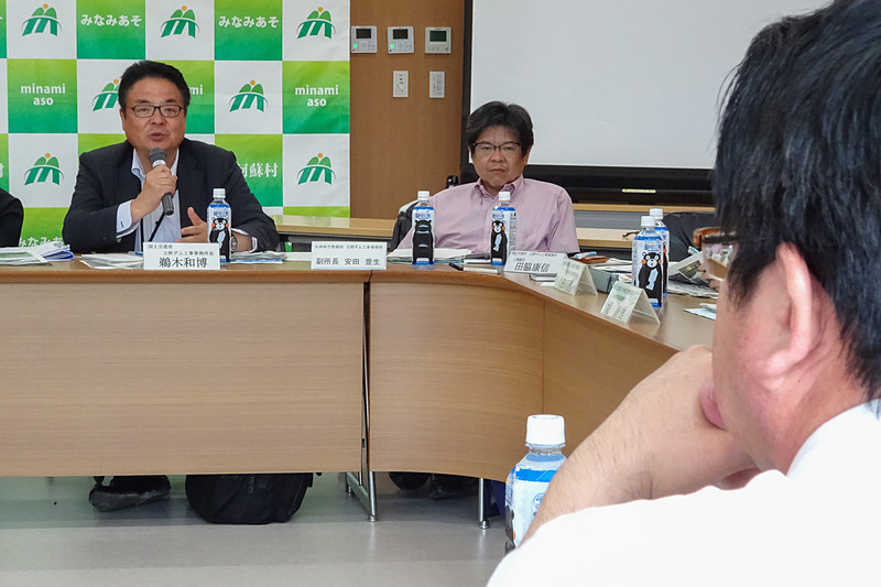 立野橋梁の活用について協議を求めた国土交通省 九州地方整備局 立野ダム工事事務所 所長 鵜木和博氏