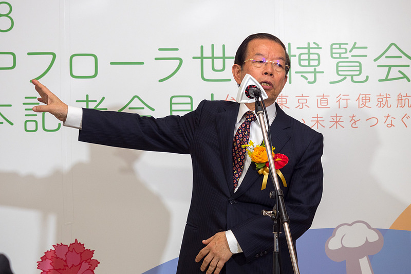 台北経済文化代表処 駐日代表 謝長廷（シェ・チャンティン）氏