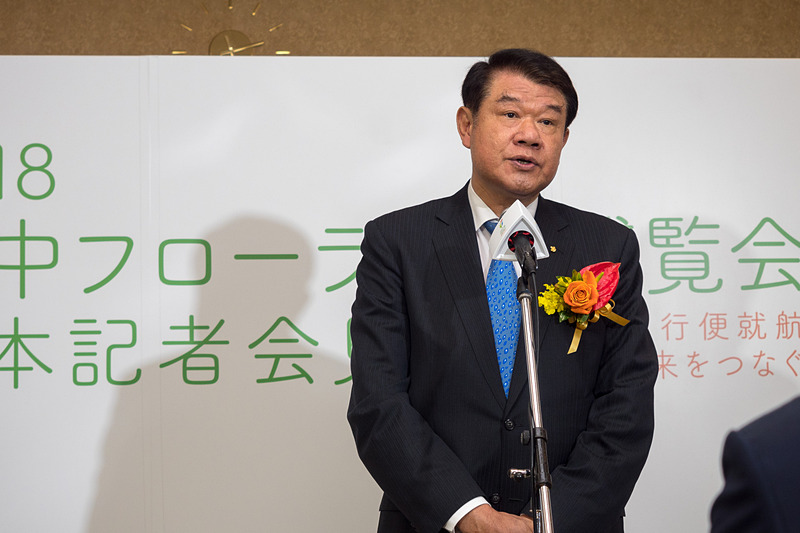 チャイナエアライングループ 会長の何煖軒（ホー・ヌアンシュエン）氏