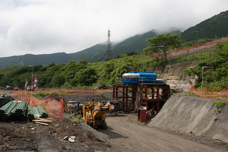リムトンネル工事現場