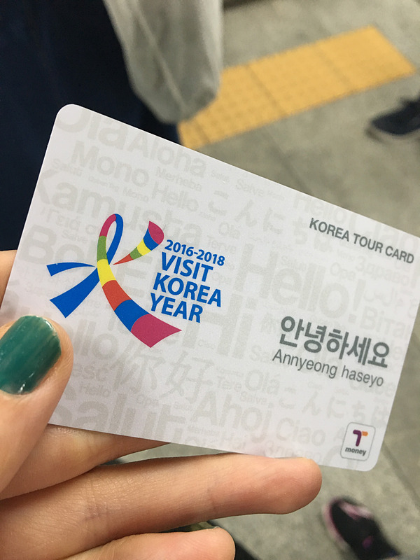 韓国のSuicaやPASMOのようなカード「T-money card」