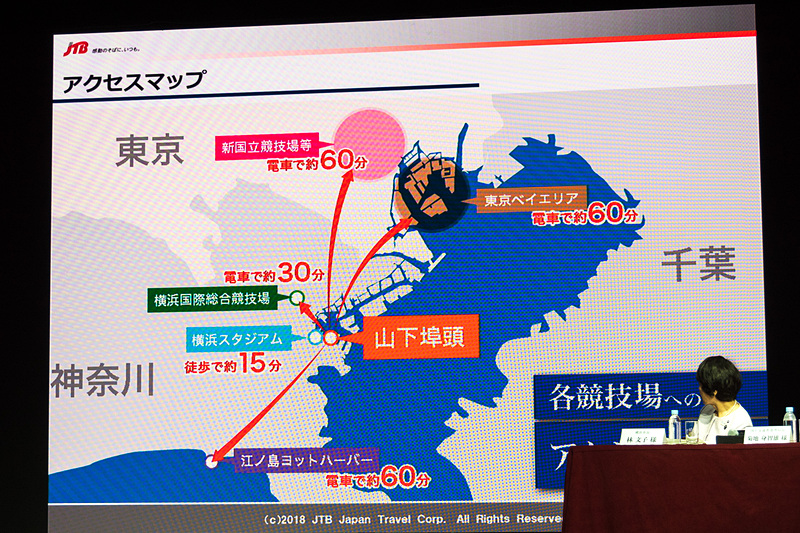 横浜を選んだ理由の1つにも挙げられたオリンピック競技開催地へのアクセス利便性