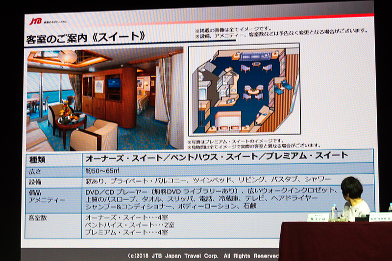 スイート客室の紹介