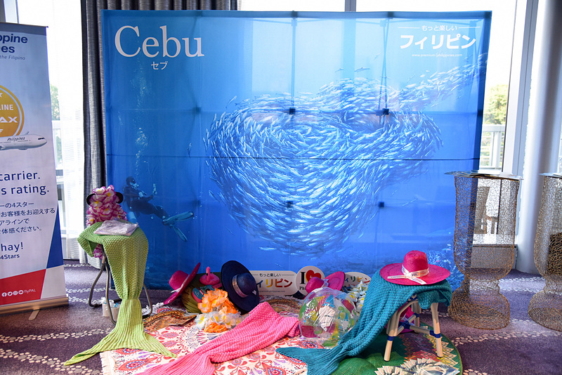 ビーチをイメージした撮影スポットも用意