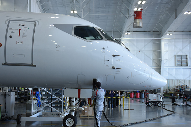 3号機の反対側には2号機が駐機していた