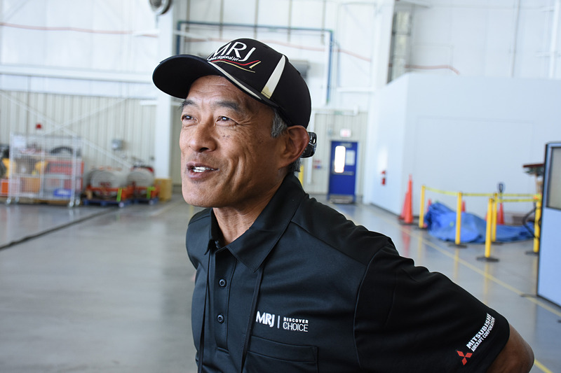 MFCを案内してくれた三菱航空機株式会社 モーゼスレイク・フライトテスト・センター長 岩佐一志氏