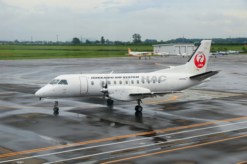 2番誘導路をタキシングしてバックトラック後、14滑走路からテイクオフ