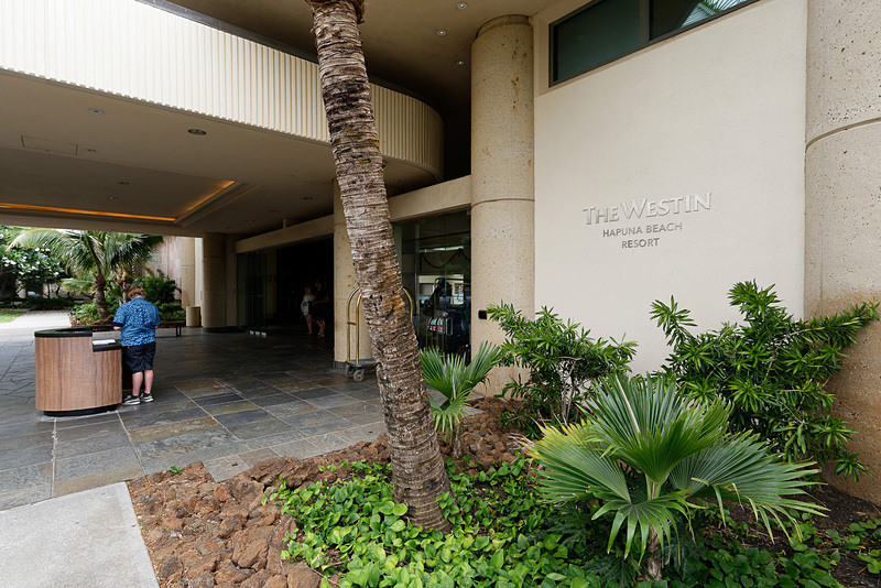 「The Westin」のロゴも貼り替えられたばかりで輝いている