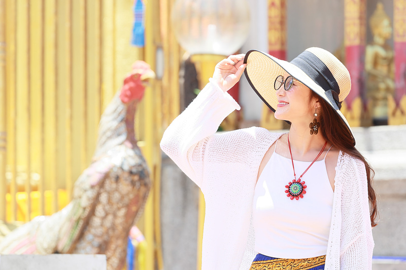 タイ北部を旅したモデルのFukiさん