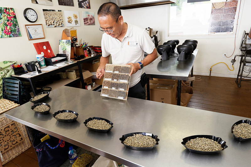コーヒー豆の焙煎体験は1人200g分で45ドル（約4995円）