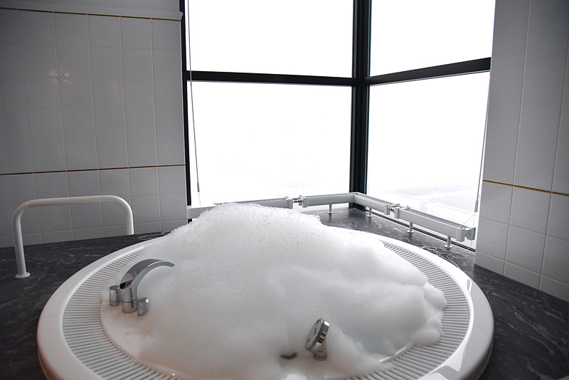 しゅわしゅわで柔らかな泡に埋もれて旅の疲れを癒そう