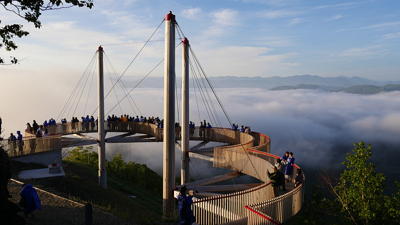 空中散歩気分になれる「Cloud Walk（クラウドウォーク）」（画像提供：星野リゾート）