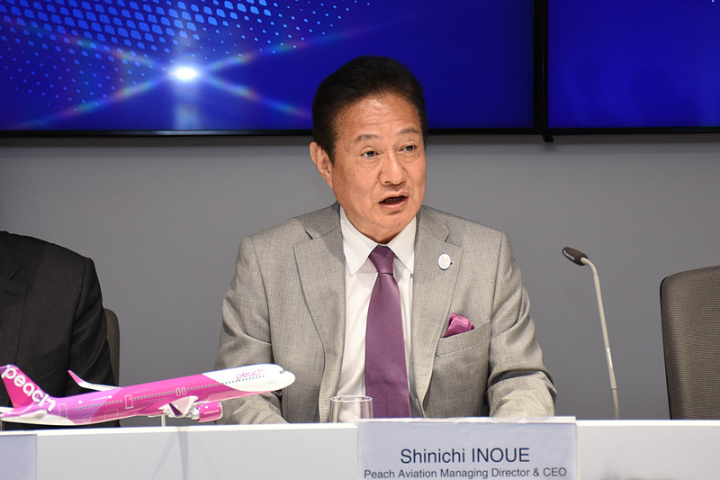 Peach Aviation株式会社 代表取締役CEO 井上慎一氏