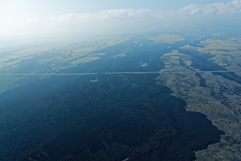 溶岩が当時どのように流れたのかも想像できる